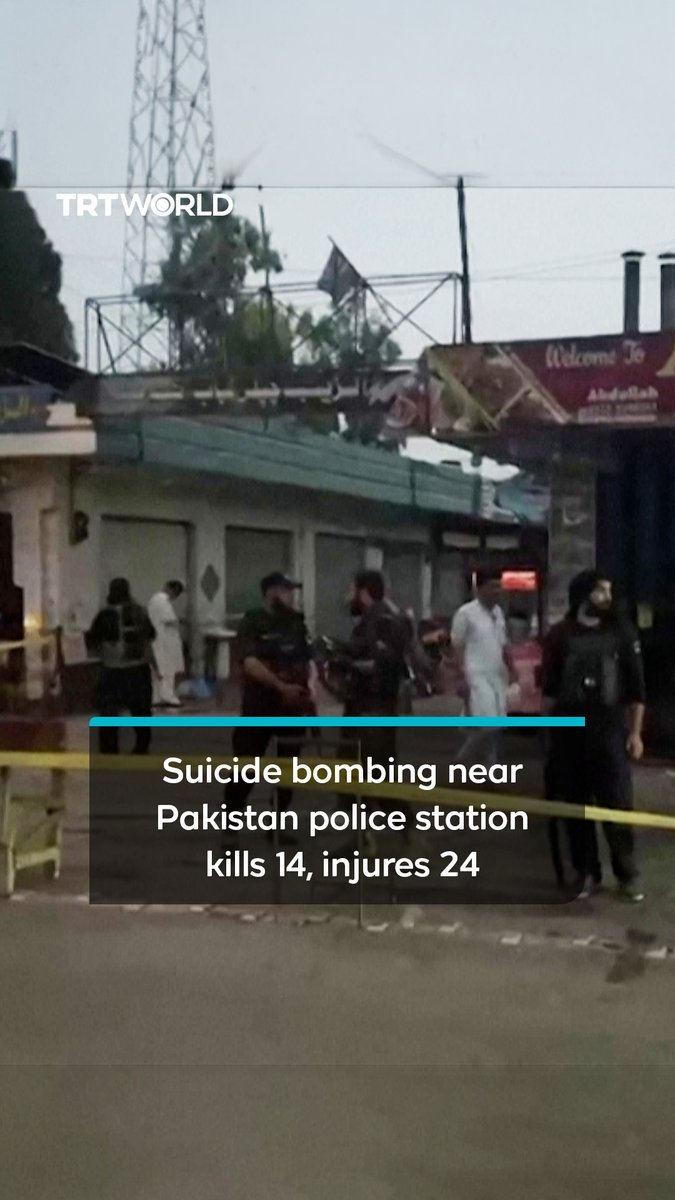 A suicide bomber attacked a protest near a police station in Pakistan's Swat district on August 2, killing 14 people, including eight police officers, and injuring 24 others, police said. Similar terror attacks have killed 819 security personnel and civilians in Pakistan in 2026, according to officials