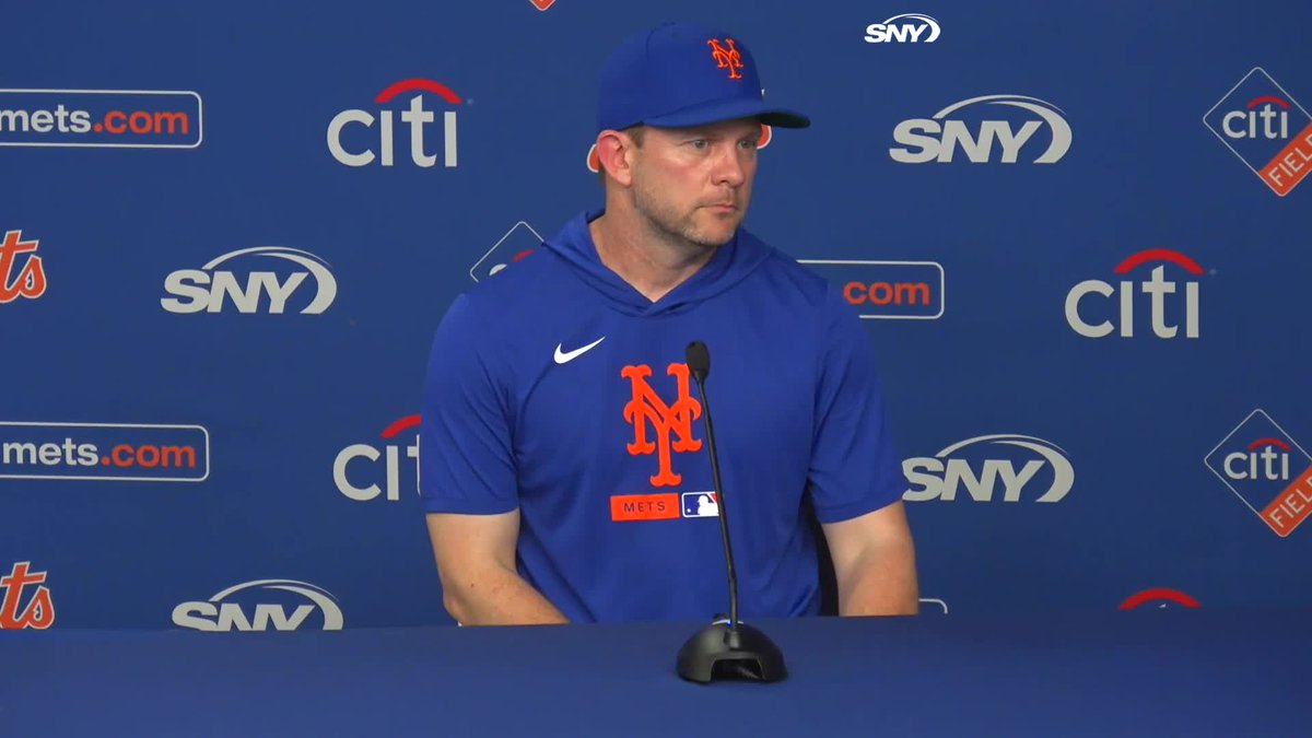 "I know he's disappointed by it, he came here to anchor a rotation and felt the weight of that and I know from talking to him he certainly doesn't feel like it went the way he hoped it would" Andy Green on Freddy Peralta's tenure as a Met after it was announced he was traded: