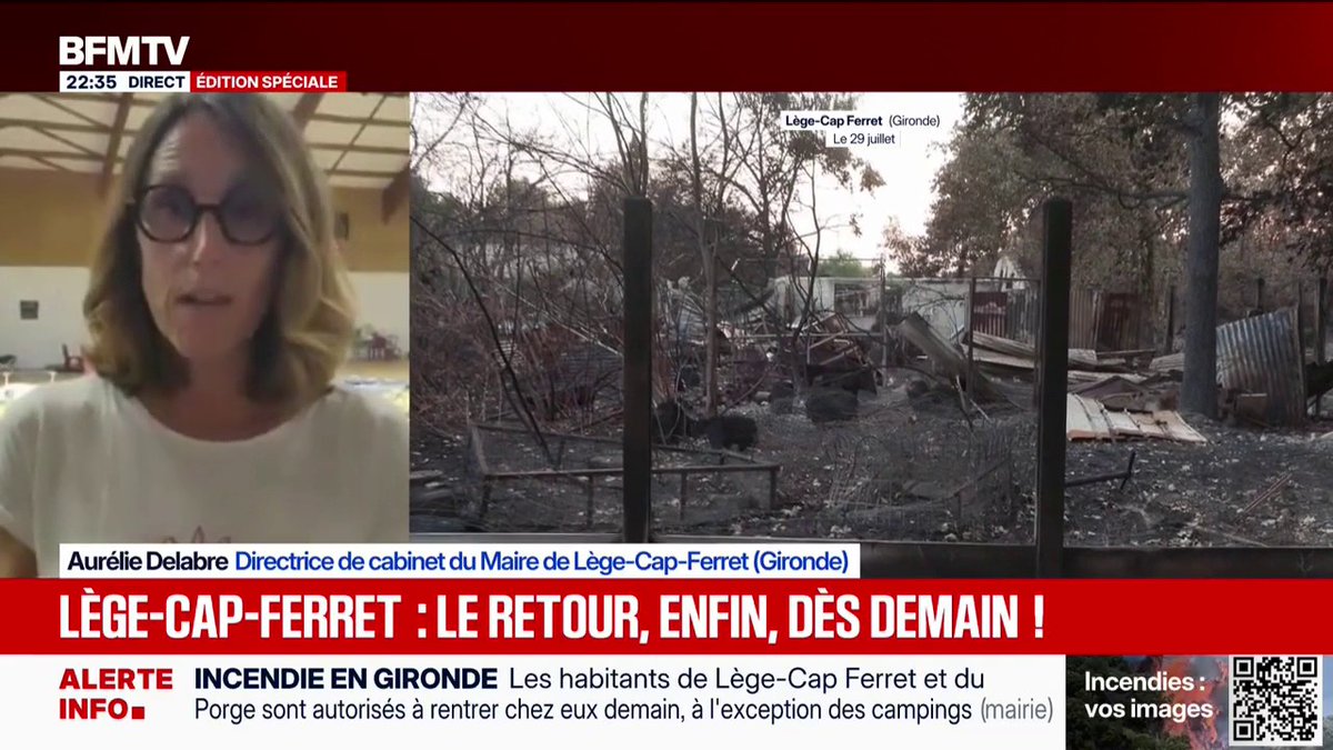 Les habitants de Lège-Cap Ferret et du Porge en Gironde autorisés à rentrer chez eux ce lundi