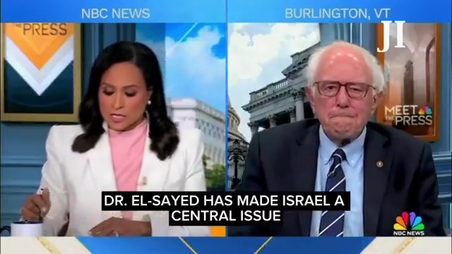 Bernie Sanders refuses to answer whether he disagrees with Abdul El-Sayed that Israel should exist as a Jewish state. I don't think that is one of the issues you can "just worry about later"