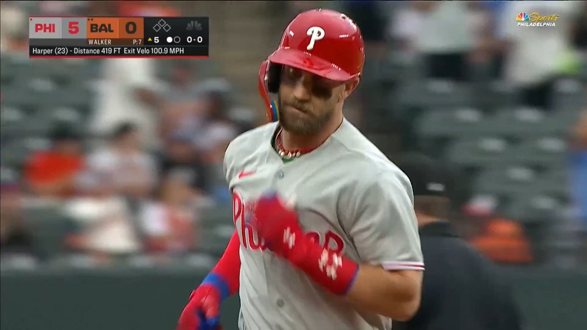 Bats are alive post-rain delay ☔ It's 5-0 Phillies