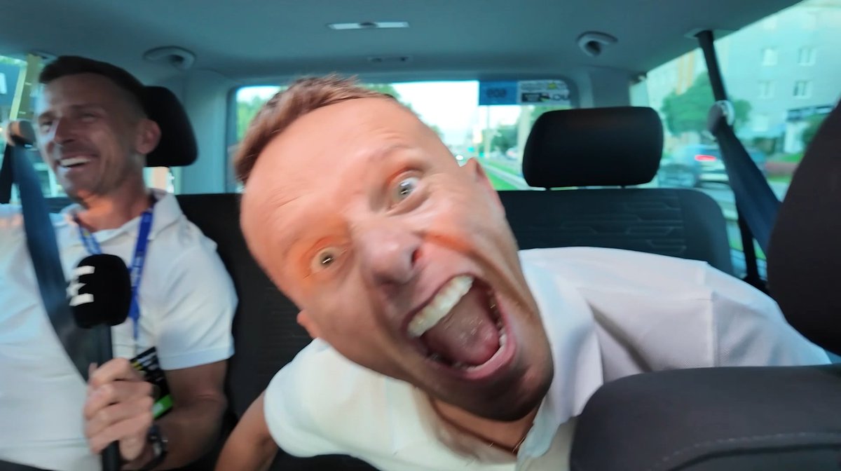 LUŹNE GADKI 🤪 Maciej Bodnar i Rafał Majka z naprawdę duuużym dystansem podsumowują dzień 0️⃣ tegorocznego Tour de Pologne. Warto 😎 #TdP #HomeOfCycling