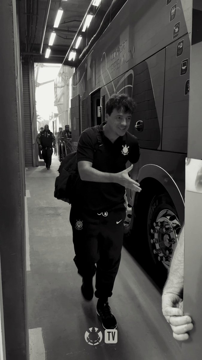 A chegada do Corinthians no Beira-Rio! 🫡 #INTxSCCP #VaiCorinthians