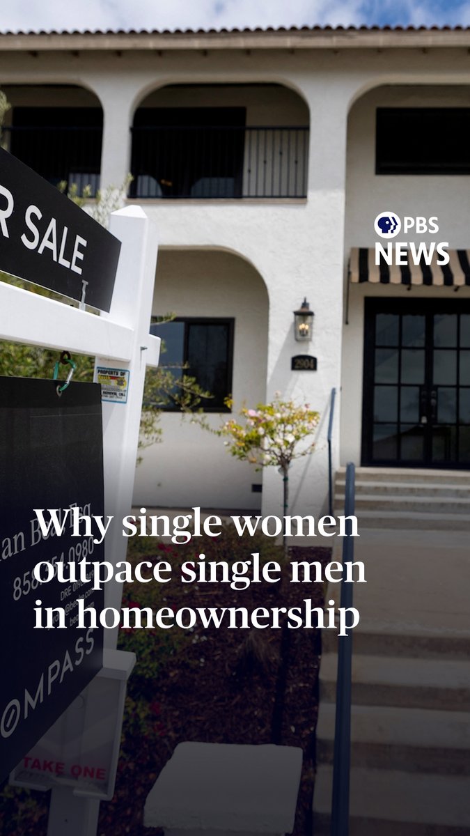 In the U.S., 20 million single women own homes — almost 3 million more than single men. Economics correspondent Paul Solman explores why women are deciding to buy and the unexpected fallout some face.