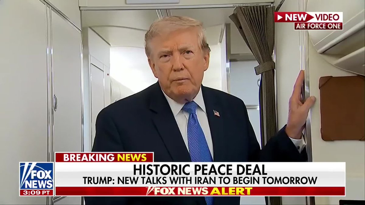 JUST IN: "I'm not looking to kill people. I'd rather make a deal." President Donald J. Trump says he and several Middle East allies prefer diplomacy over military action, arguing a negotiated agreement is the better path while warning that conflict could spiral if talks break down.