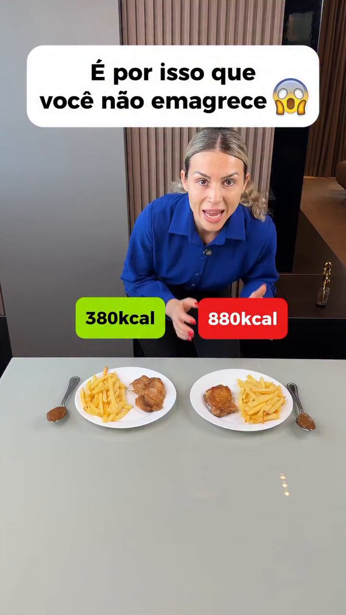 Você sabia disso?👇😮 ❌ Você não precisa comer menos, precisa parar de comer errado sem perceber. Dois pratos, mesma quantidade, mas um tem mais que o dobro de calorias 😱 🍛 Prato 1: 385kcal + 20g de ... Latest drop + exclusive content in bio 💦💖