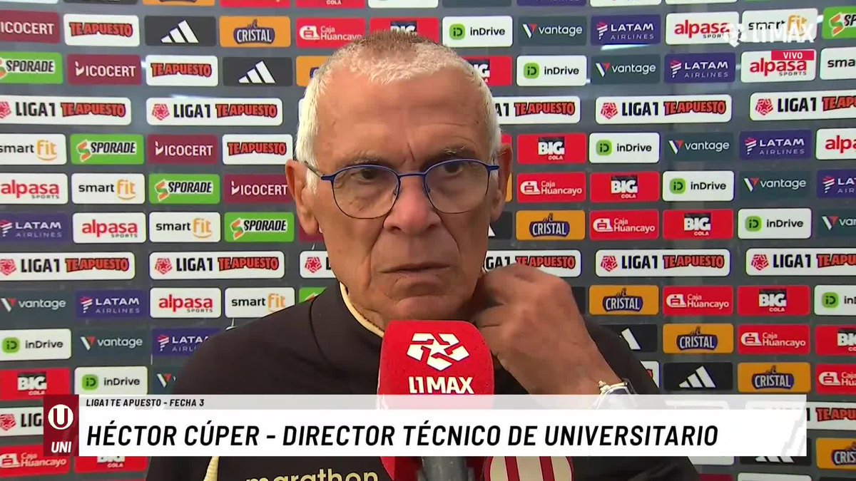 #LAPREVIA 🎙️Héctor Cúper: "Nosotros somos la U y, más allá de la altura, más allá de lo que sea, uno tiene que salir a ganar y punto". #Cienciano vs #Universitario 📺 Conoce cómo ver L1MAX en vivo 👉 #L1MAX #Liga12026 #TorneoClausura2026