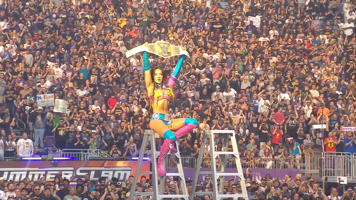 Chelsea Green es la nueva Campeona Interina de WWE 🏅👩‍🦰🔥 #SummerSlam
