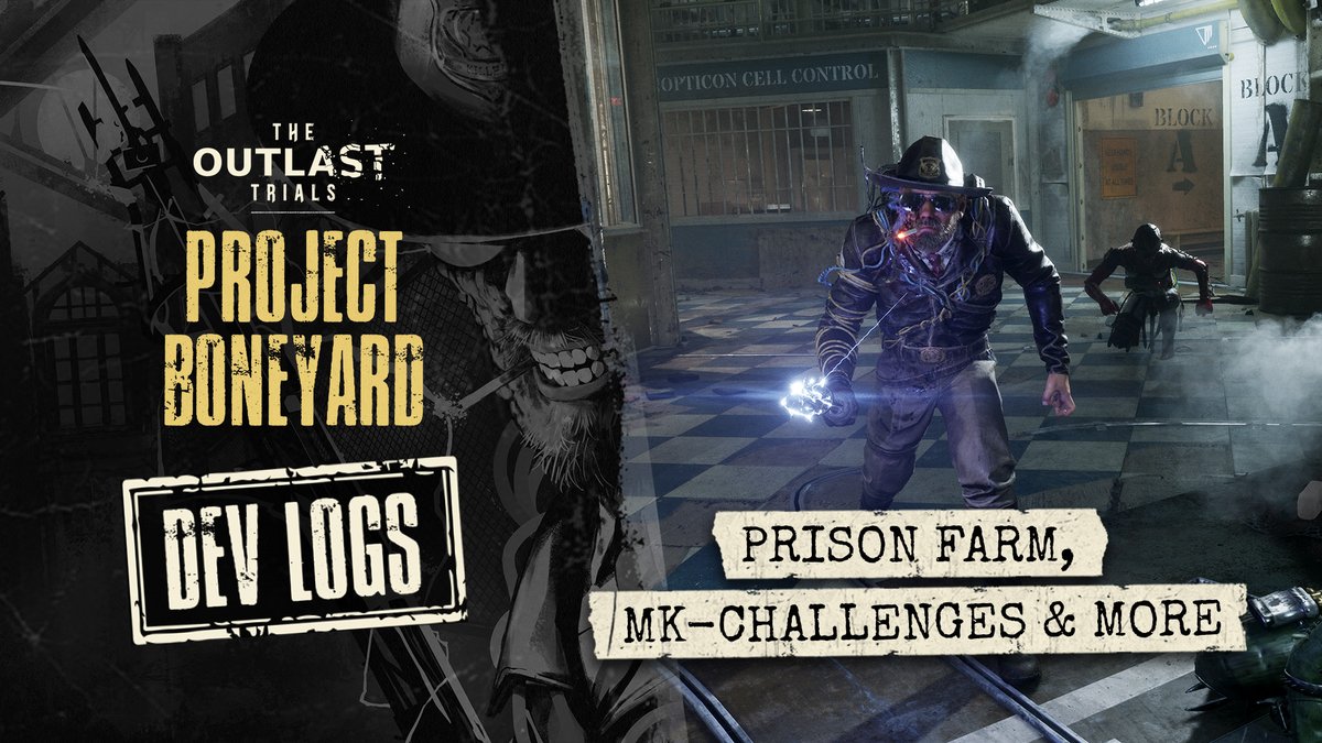 Ever wonder how #ProjectBoneyard came together? Join the team behind #TheOutlastTrials as they dive into Coyle's Prison Farm, the Blood Drive Community Event, the Biter, new MK-Challenges, and more.💉 Watch the full Dev Log now!