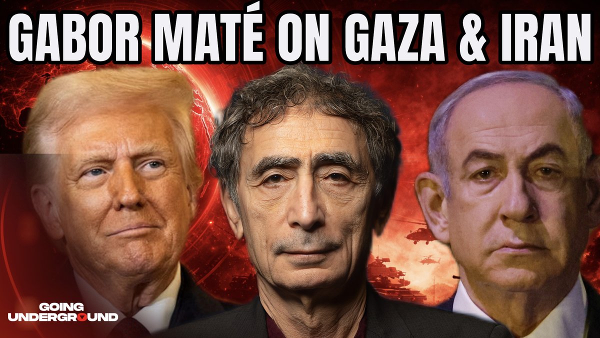 🚨NEW EPISODE OF GOING UNDERGROUND⚡️ Gabor Maté: Netanyahu is the Most EGREGIOUS Expression of Zionist Dehumanisation of Palestinians How has dehumanisation been key in the NATO nation-sponsored wars ranging from Ukraine, to Gaza, to Iran? What is the underlying hypocrisy in NATO nation propaganda in their wars of aggression and proxy wars? What will be the impact on millions of people who have seen the horrors of genocide and war on social media on a daily basis? All this and more on this episode of Going Underground with Holocaust Survivor and world-renowned trauma specialist Dr. Gabor Maté.