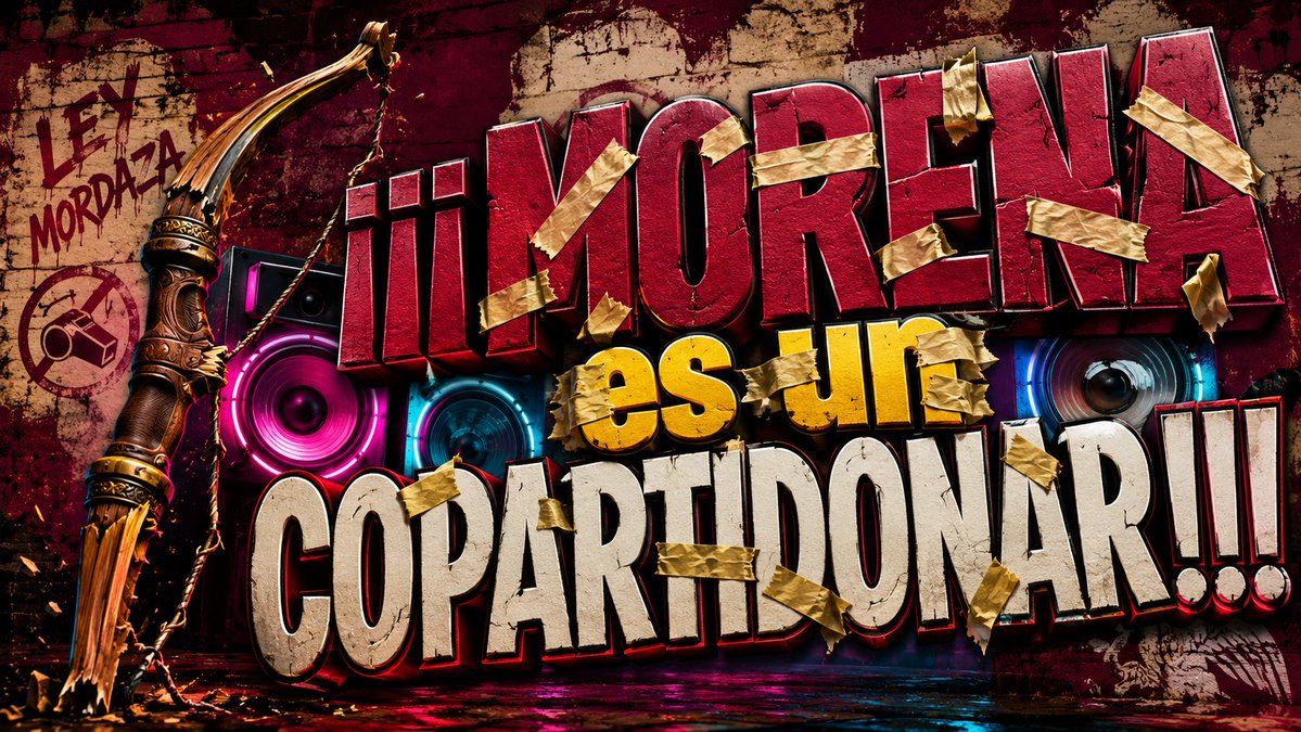 🏹🔥 Escucha "MORENA ES UN COPARTIDONAR", la cumbia que los de piel delgadita intentaron frenar. Aquí en Politicanciones la libertad de expresión no ocupa permiso. Dale play, súbele al volumen y ayúdame con un RT para que esta rola retumbe en todo México. #morenanarcopartido