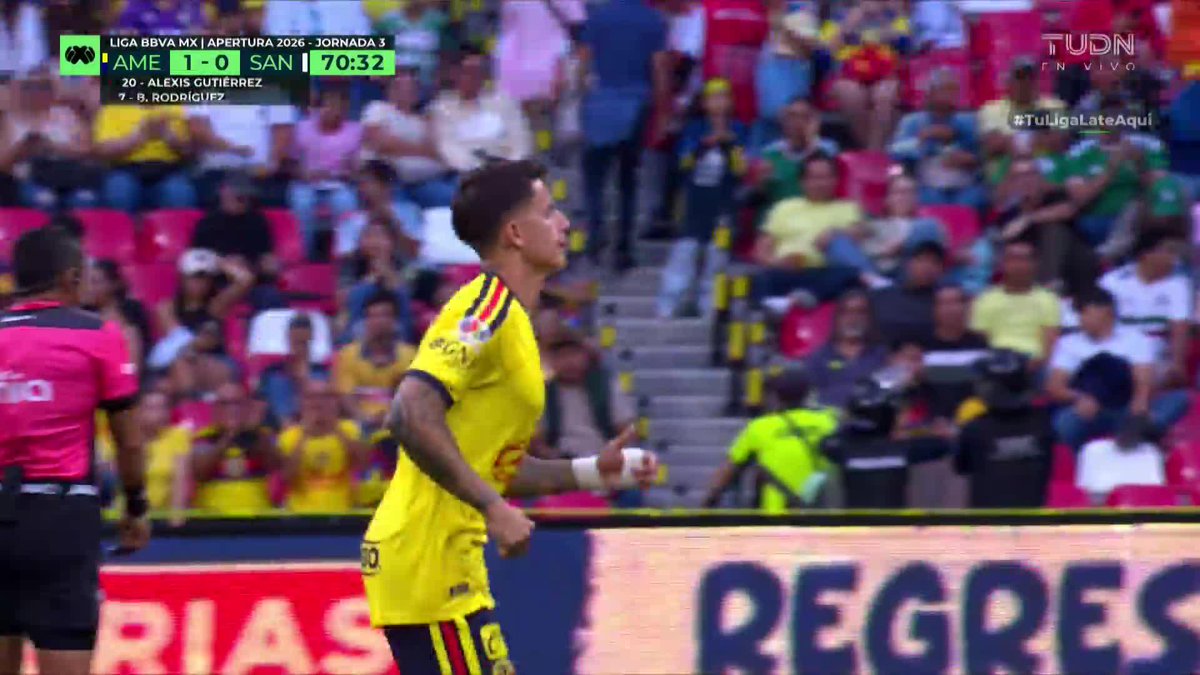BRIAN RODRÍGUEZ SE CONVIERTE EN EL MÁXIMO ANOTADOR DEL AMÉRICA EN PARTIDOS INTRASCENDENTES CON 36 GOLES 🦅