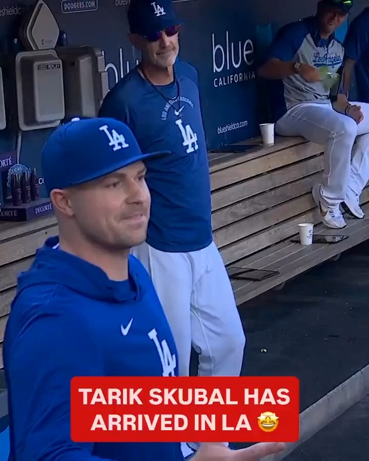 One of the first looks at Tarik Skubal in Dodger blue. 👀