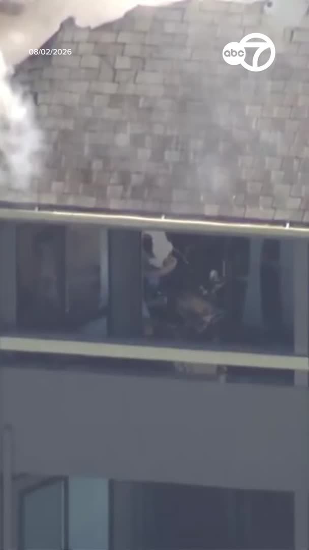 BREAKING NEWS: Footage from SKY7 shows crews responding to a 6-alarm multi-dwelling building fire in Foster City Sunday. The fire was first reported around p.m. at 815 Sea Spray Lane. All residents have been safely evacuated, but several firefighters are being treated for smoke inhalation. The cause of the fire is still under investigation. Latest here: