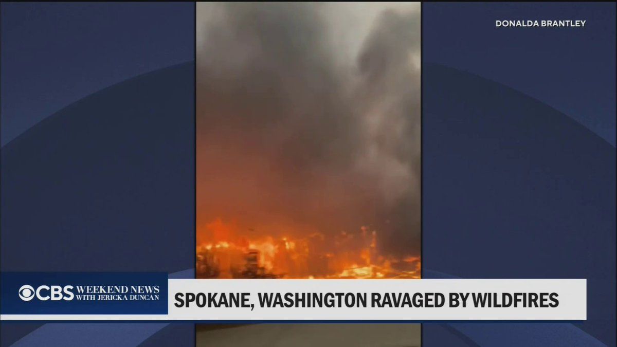Explosive wildfires in Spokane, Washington, have destroyed more than 600 structures, many of them within the city limits. The fast-moving flames led to mass evacuations and chaos, as families fled their homes.