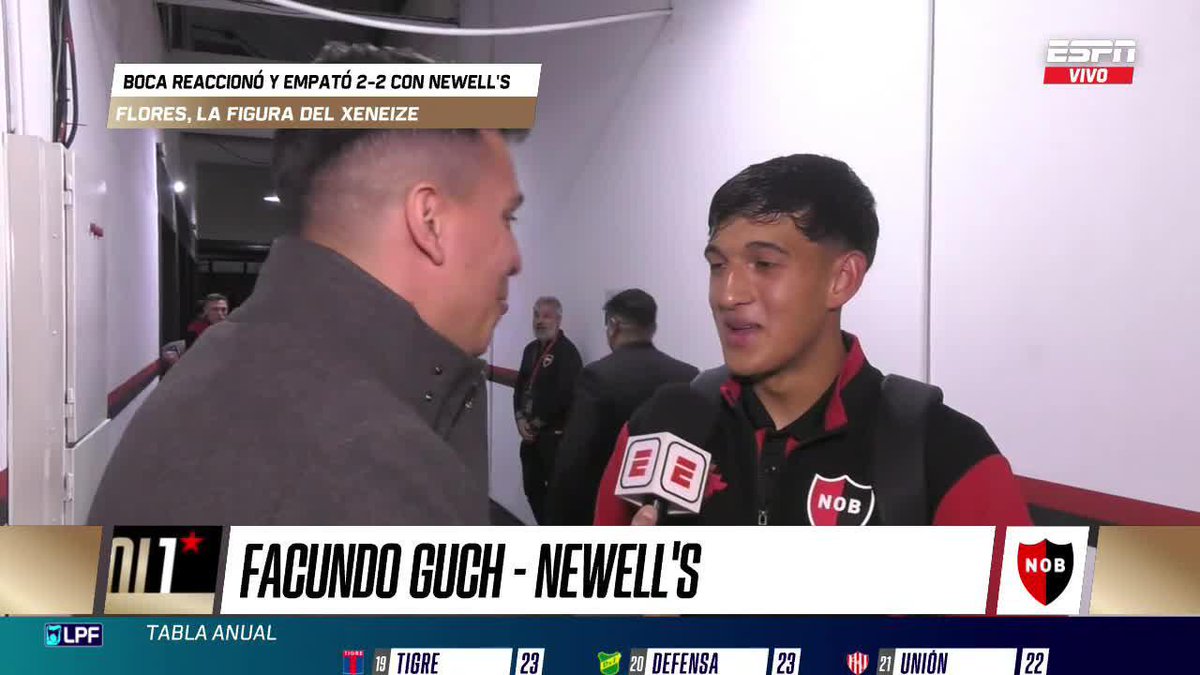 😆👀 "QUE CUENTE QUE LE PAGUÉ" La apuesta de Facundo Guch con el Zorro Cóccaro por la asistencia en el gol de Newell's ante Boca. ▶️ Mirá #ESPNFútbol1 en el Plan Premium de #DisneyPlus