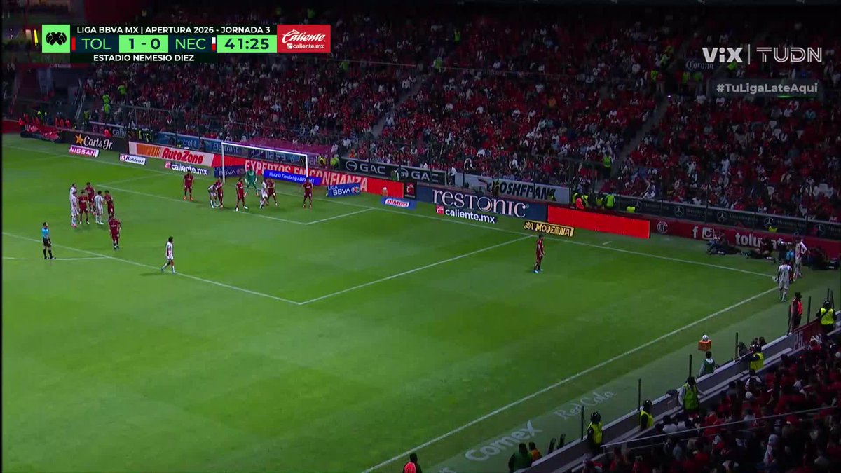 "Julián Carranza": Porque empató el partido para Necaxa ante Toluca en el Nemesio Díez