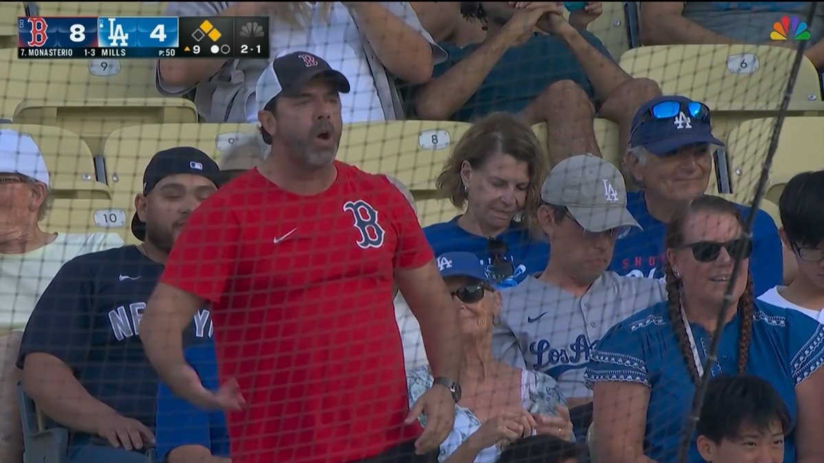 CAN WE GET A "LET'S GO RED SOX!" 🧹 🗣️