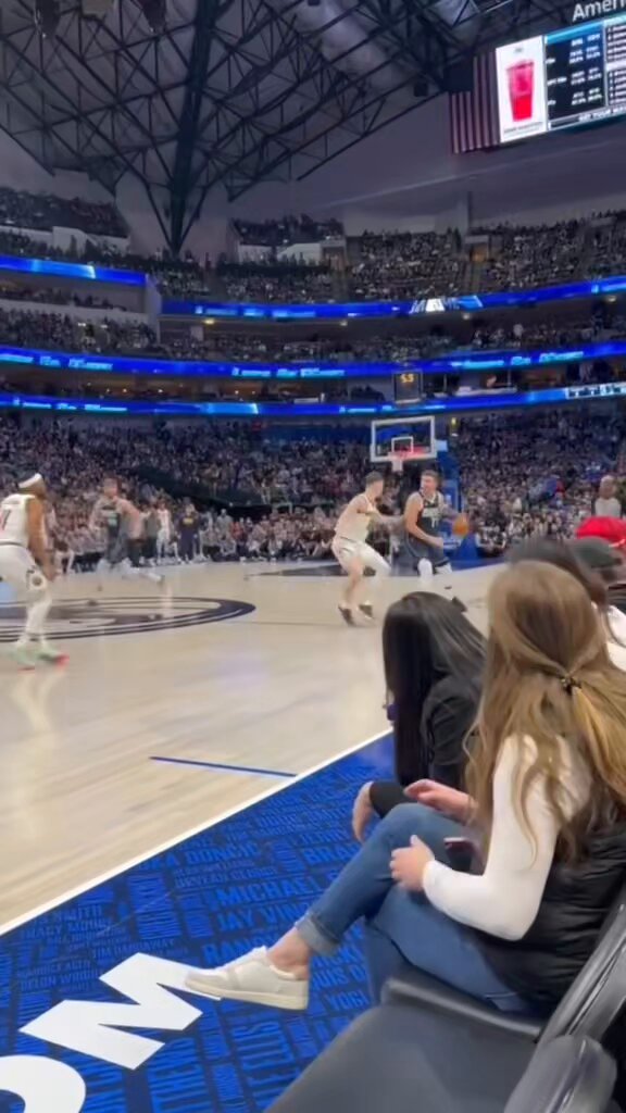 Luka with a Steph style shimmy celebration 😁 TikTok/dinvines2