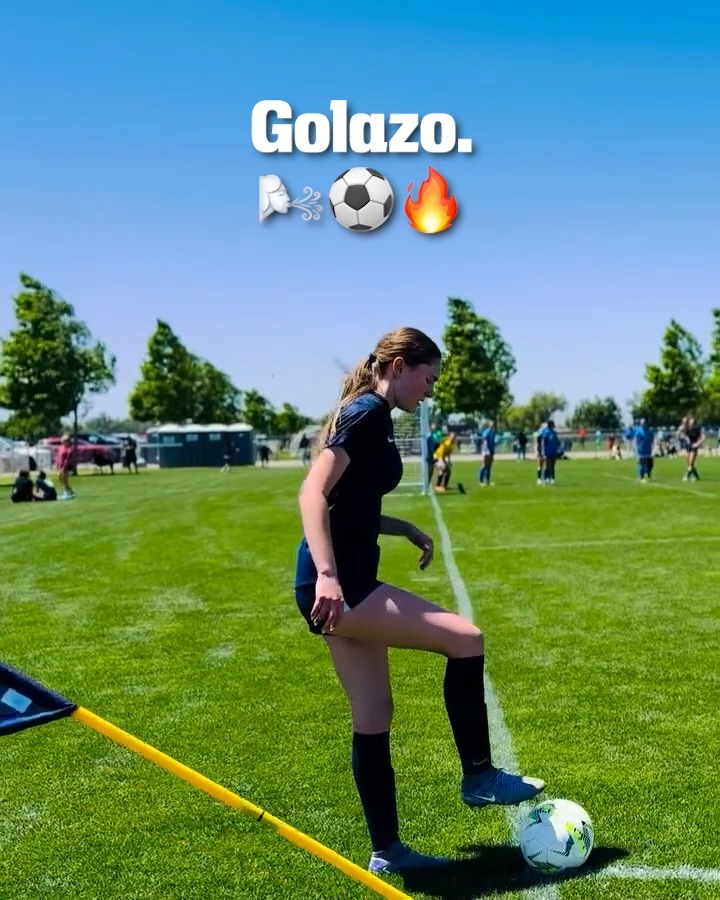 Un golazo olímpico.🌬️⚽️🔥 (Vía @michaela.garcia.2027/ig)