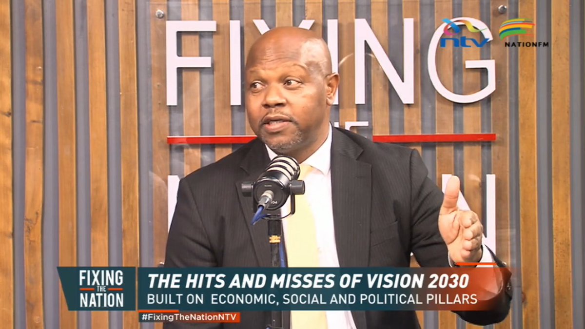 Kenya has achieved over 60% of Vision 2030, Vision 2030 Delivery Board chair Emmanuel Nzai says. #FixingTheNationNTV @nationfmke @ericlatiff @Mariambishar Fellaris Wambui