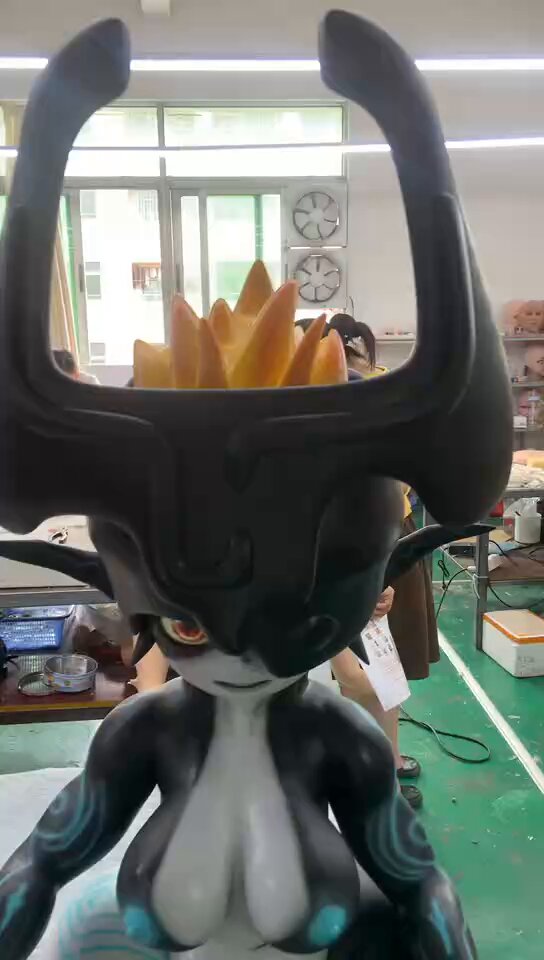 So lifelike, it’s as if it stepped right out of the picture... 🥵 #Midna #Zelda #TwilightPrincess #gamer #sexdoll #realdoll #dollscastle #honeylovedoll