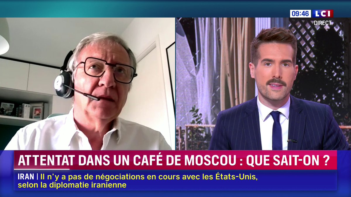 🔴 Attentat dans un café de Moscou : que sait-on ? ➡️ "La personne qui a livré n’était certainement pas au courant", Jean-Luc Riva, ancien militaire sur LCI