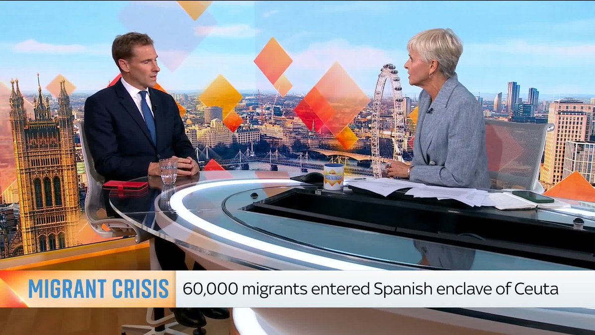 🗣️ Why do you think Ceuta is a warning for England? Shadow home secretary Chris Philp says the situation in the Spanish enclave shows what can occur when the immigration rules are weak