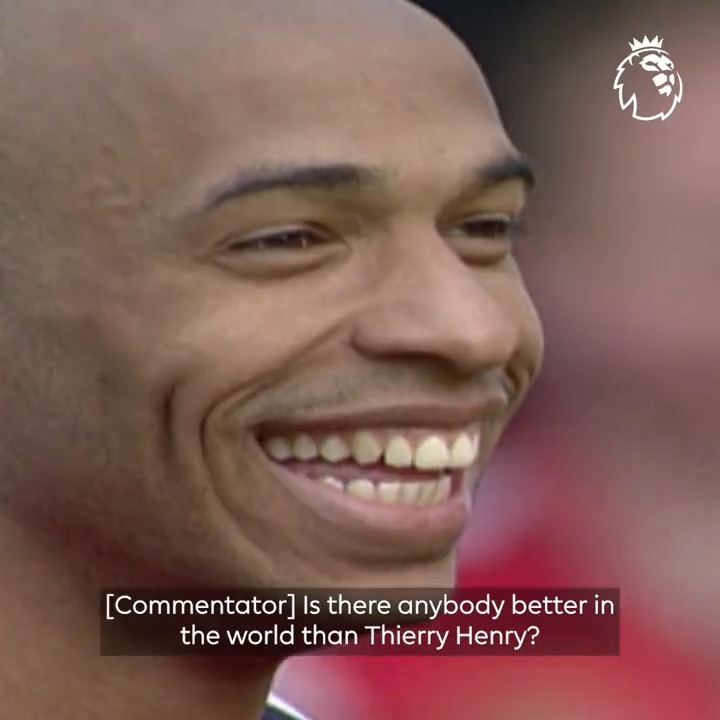 Thierry Henry. That’s it. That’s the tweet. 👑 🎙️ “Is there anybody better in the world than Thierry Henry?”