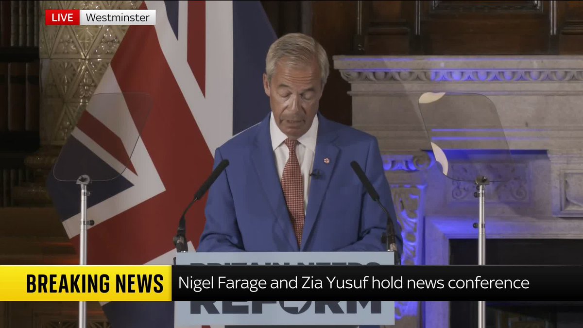 Nigel Farage unveils Reform UK's 'operation fortress' migration plan, which he says will 'save lives, stop the boats and save a huge amount of money'. Politics latest: 📺 Sky 501 and YouTube