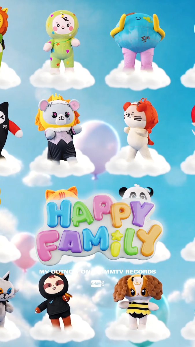 OUT NOW!!! 🥳🎊 Happy Family - POLCASAN, KING MAN, BABII, AVOCEAN, LOOK KHUNNOO, PERMPOON, MUVMUV, LUNAR, ANY 🔗 YouTube : GMMTV RECORDS #HappyFamilyMV #HappyFamily #GMMTV Polcasan BABII KING MAN AVOCEAN PERMPOON LOOK KHUNNOO MUVMUV LUNAR ANY