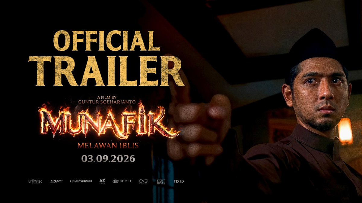MUNAFIK, horor fenomenal dari Malaysia ini akhirnya diremake juga sama Indonesia. Acha Septriasa &amp; Arya Saloka main jadi karakter utama. Urusan adegan kesurupan Acha sudah sangatlah mumpuni. Arya sebagai Ustad? Nah ini yang menarik ditunggu wkwkwk 3 September di bioskop!