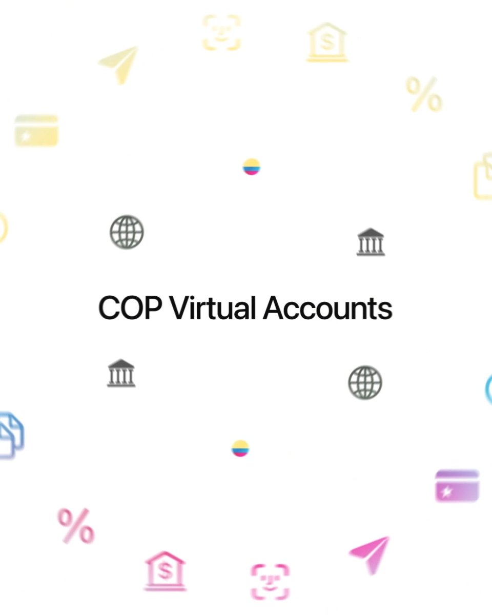 Top up your Plasma One account with Colombian Pesos. COP onramps, live now.