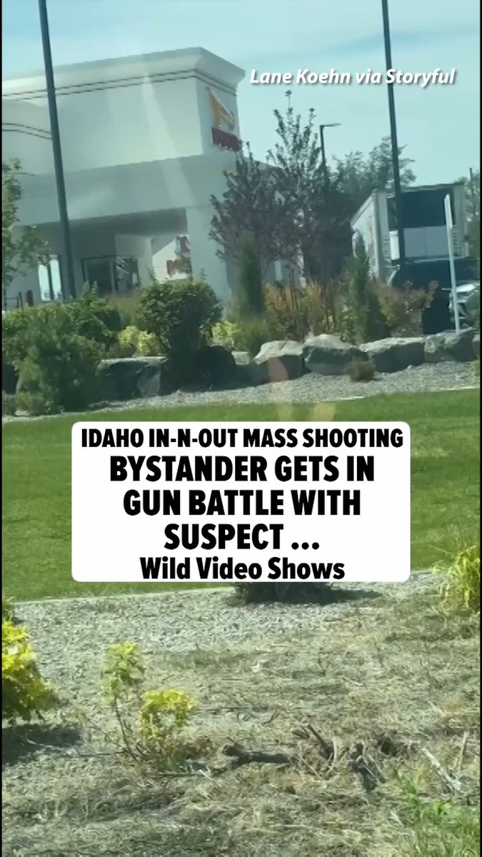 🚨 A gun-wielding bystander fired at the Idaho In-N-Out mass shooter.
