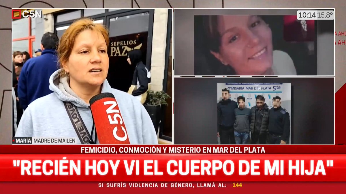 Femicidio, conmoción y misterio en Mar del Plata: habla la madre de Mailén Jime Paternoster 📲 #C5N en vivo: