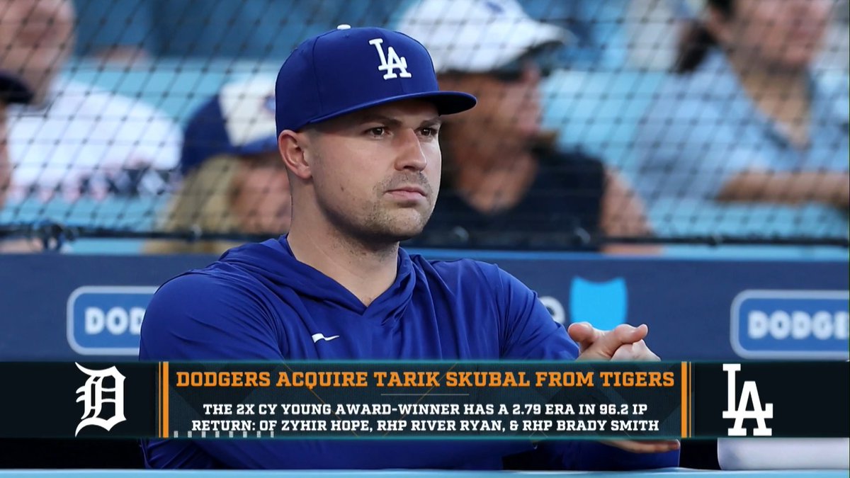 "To no one's surprise, the Dodgers get Tarik Skubal. I think the surprise might have been, are you giving up big time talent to get him." -DP on Tarik Skubal signing with the Dodgers