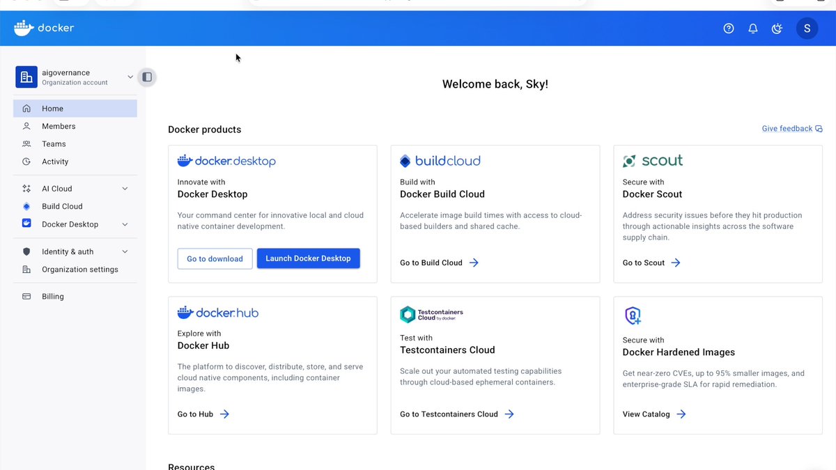 Two updates to audit capabilities in Docker AI Governance. Every policy decision your agents trigger is now searchable in Docker Cloud and can be streamed to your SIEM tools. Read more: