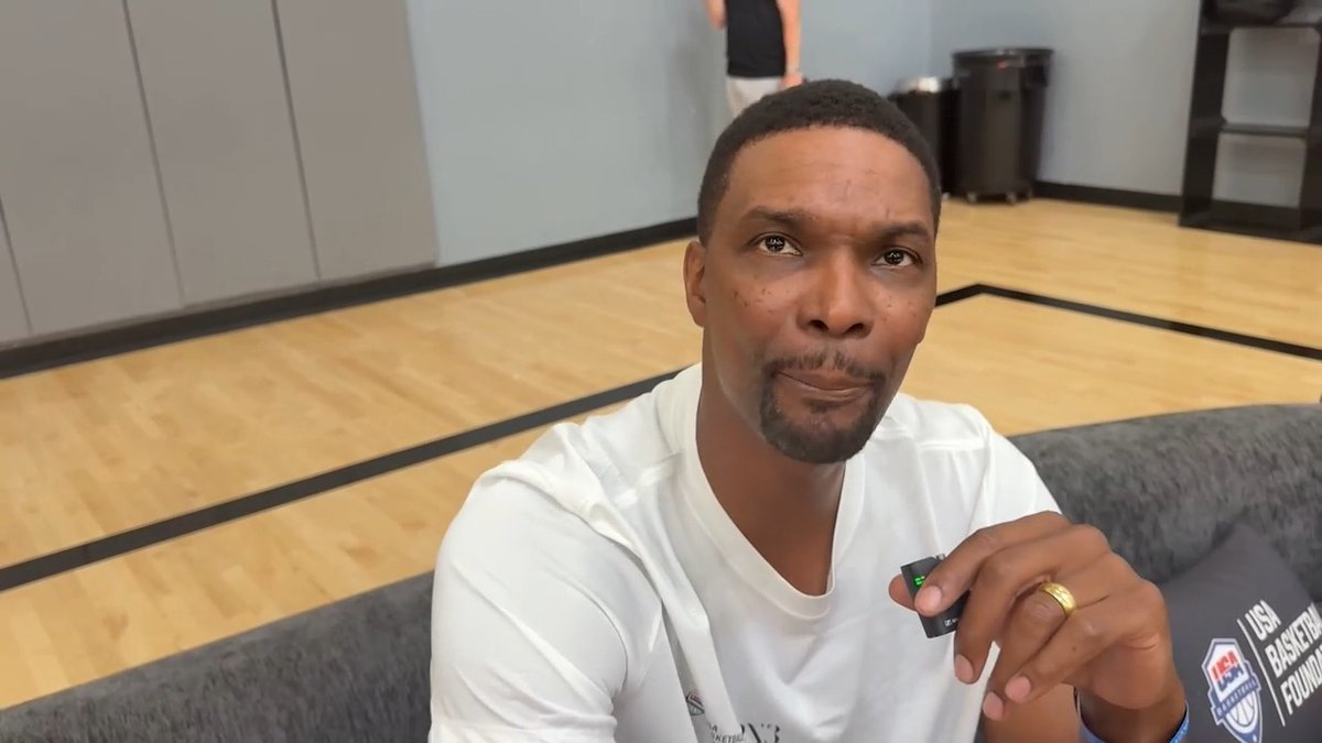 Chris Bosh shares an update on January medical scare. 🎥: HoopsHype