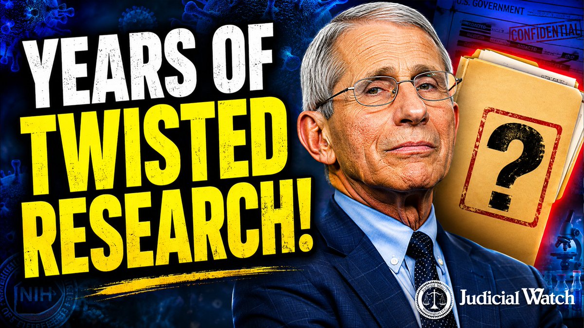 Fauci Scandal: Judicial Watch Has the Receipts! WATCH: ORDER: