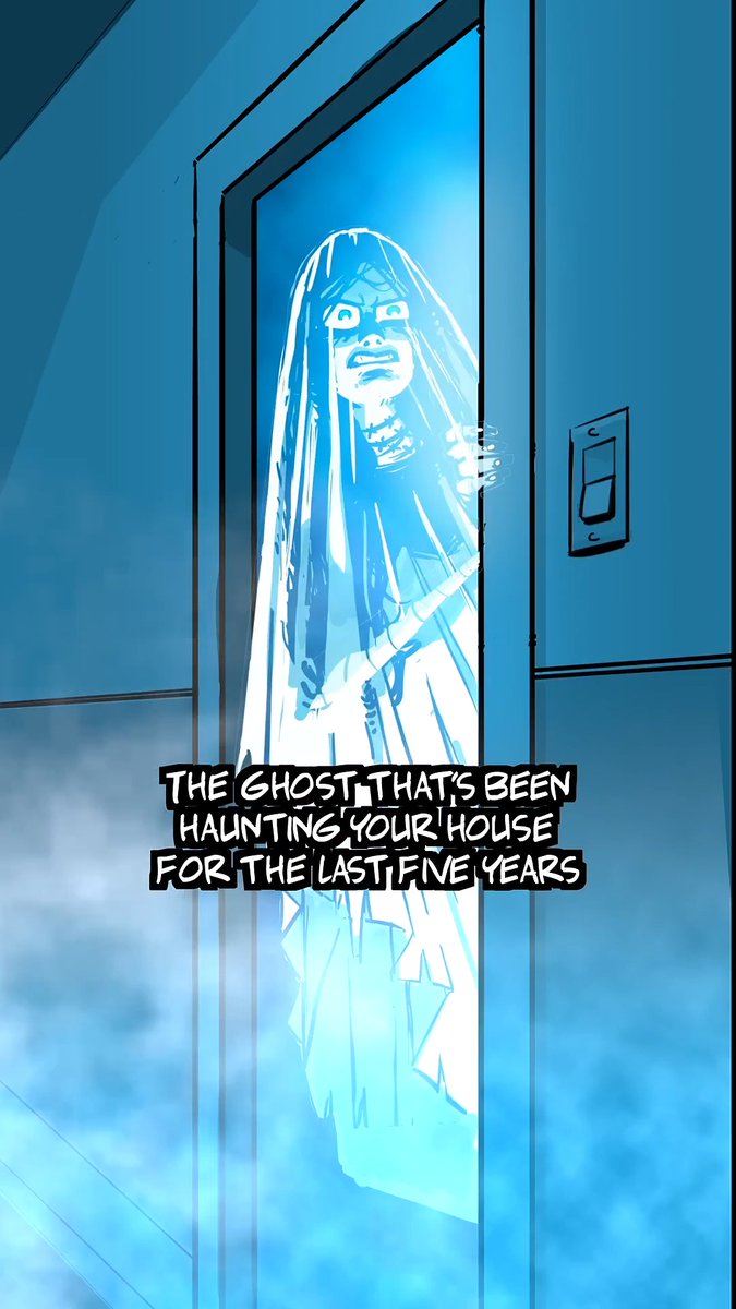 YOUR GHOST ROOMMATE LEFT A NOTE