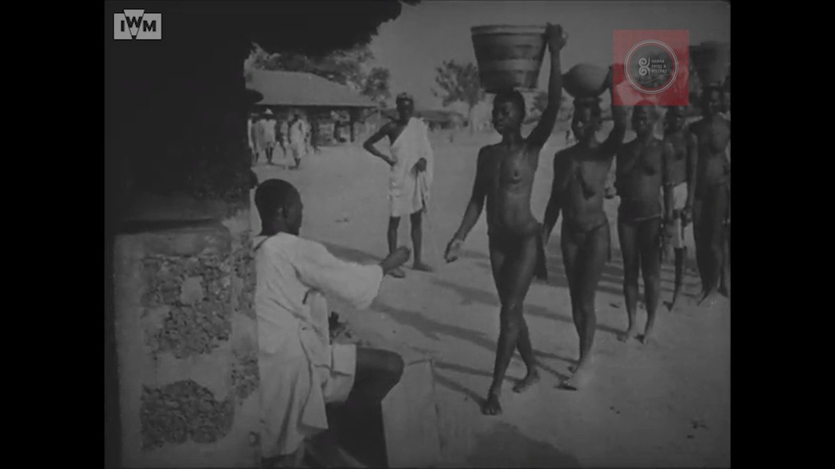 A market day in a Mamprusi village, Gold Coast, 1944 — a rare glimpse of trade and everyday community life in northern Ghana. Filmed during the governorship of Sir Alan Burns, the footage captures village life at a time when British colonial authorities were considering constitutional and local-government reforms, while traditional chiefs continued to exercise significant authority under the system of indirect rule.