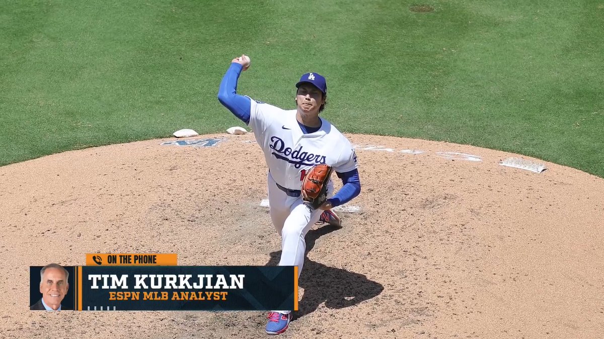 "We need him as a great offensive player, and if pitching is in any way going to get in the way of that, we don't have to pitch him because we just acquired the best pitcher in the American League." - Tim Kurkjian on Ohtani pitching