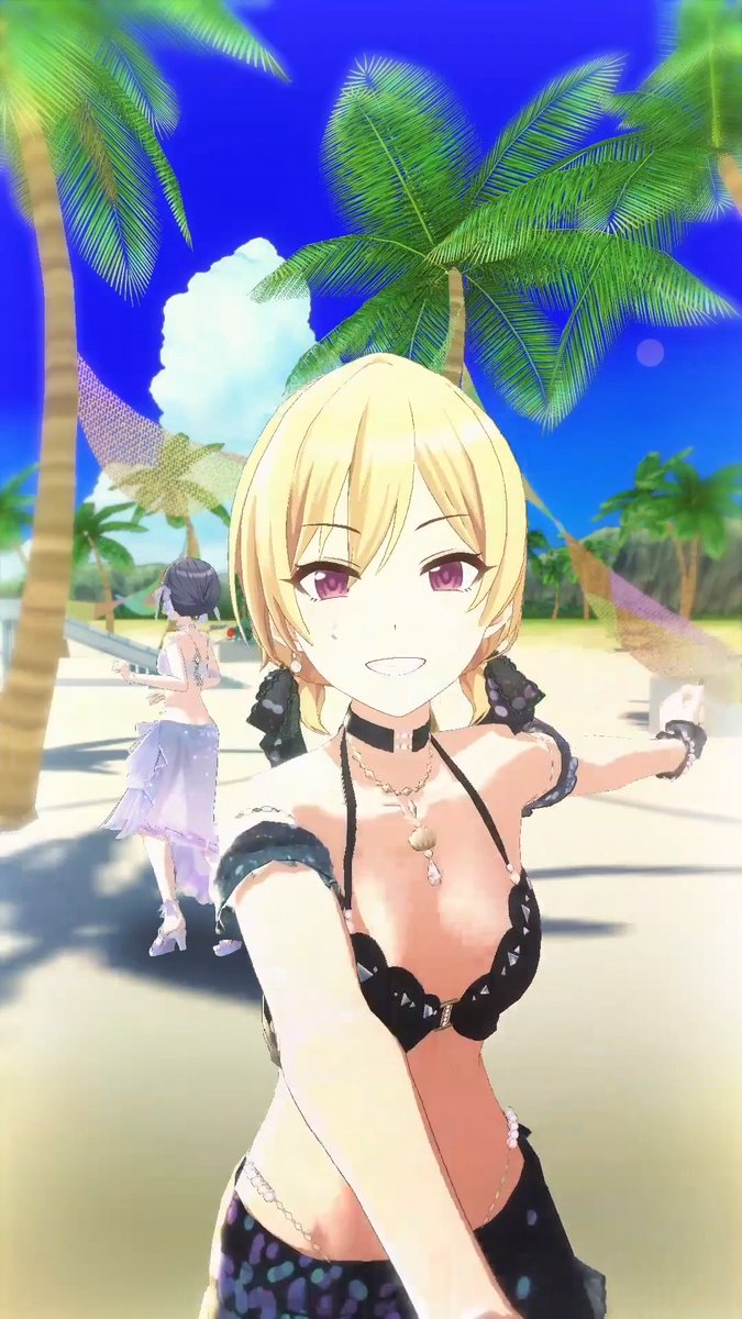 The idols of HO-KA-GO CLIMAX GIRLS are enjoying summer to the fullest! #idolmaster