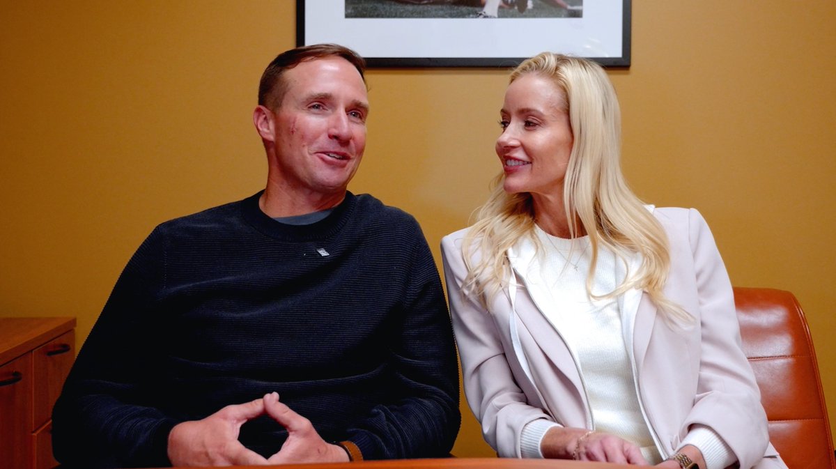 It's @DrewBrees Hall of Fame Week 🏈 We sat down with Drew and his wife, Brittany, to reflect on his legendary career, life after football, family, and finally getting the retirement celebration he deserves.