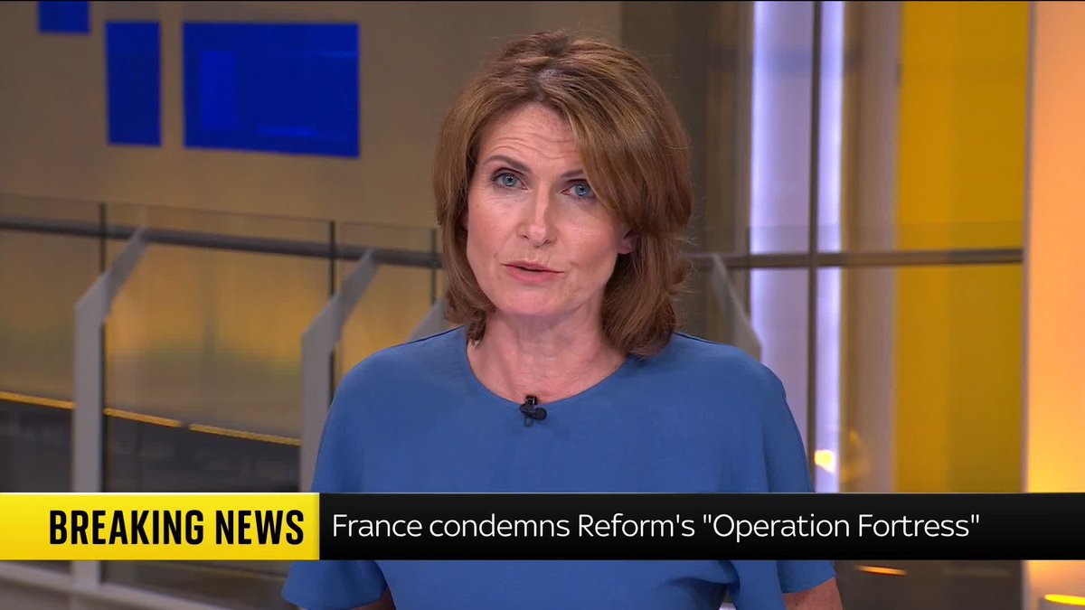 BREAKING: French government hits back at Reform UK's "Operation Fortress" plan to use the navy to deposit migrants in France. A spokesperson for the French interior ministry has branded it a violation of "French sovereignty" as well as maritime and international law.