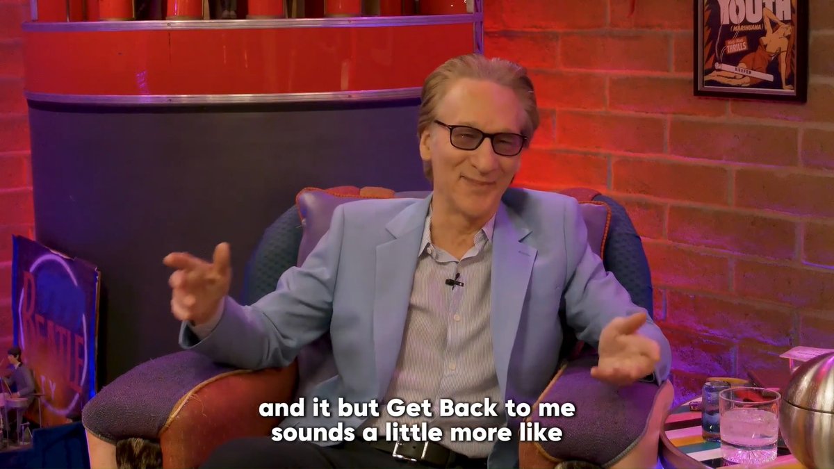 Beatles historian Martin Lewis this week at Club Random with Bill Maher!