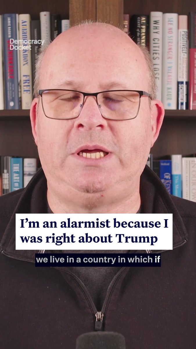Marc Elias admits he's "alarmist." But he's been right before. "No one should think that what Donald Trump is doing today is anything other than preparing to making it harder for you to vote, subvert the outcomes of the elections and then ultimately to cheat."