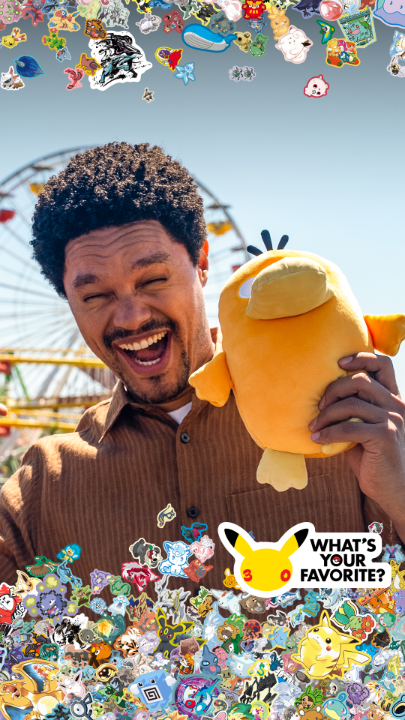From South Africa to Australia, Trevor Noah has literally searched far and wide for his favorite Pokémon 😂 #Pokemon30