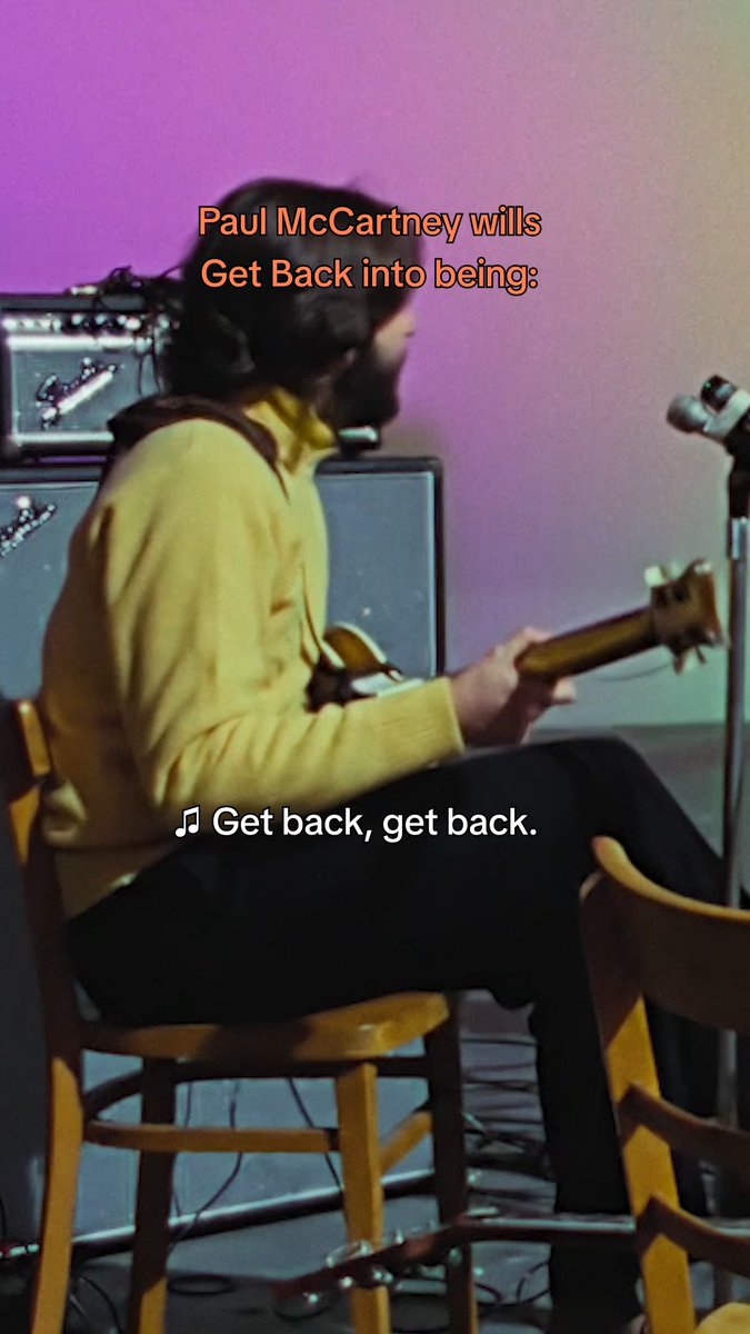 The moment 'Get Back' begins to take shape