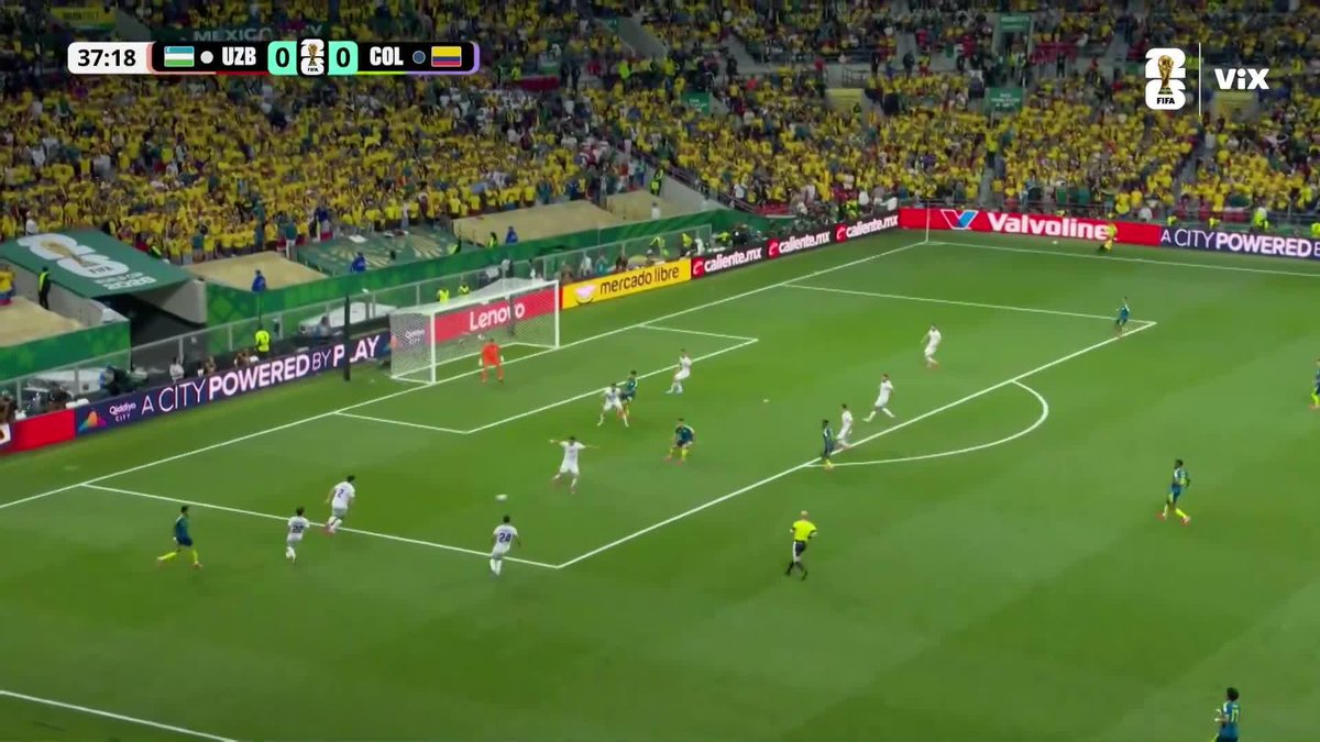 Jaminton Campaz está muy cerca de ser el nuevo refuerzo del América, viene de jugar el Mundial con Colombia y anotó este golazo en el Estadio Azteca😮‍💨💛🦅